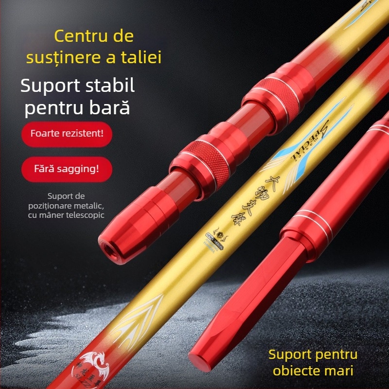 Suport pentru obiecte mari – rotire multi-direcțională, pliabil, din carbon, cu utilizare dublă