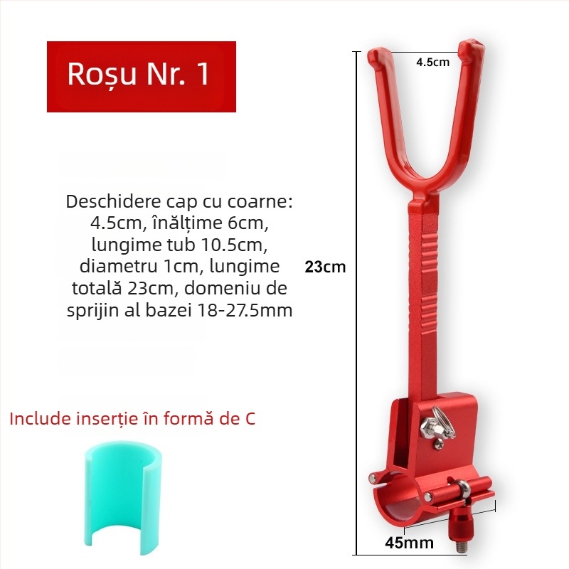 Suport pentru obiecte mari – rotire multi-direcțională, pliabil, din carbon, cu utilizare dublă