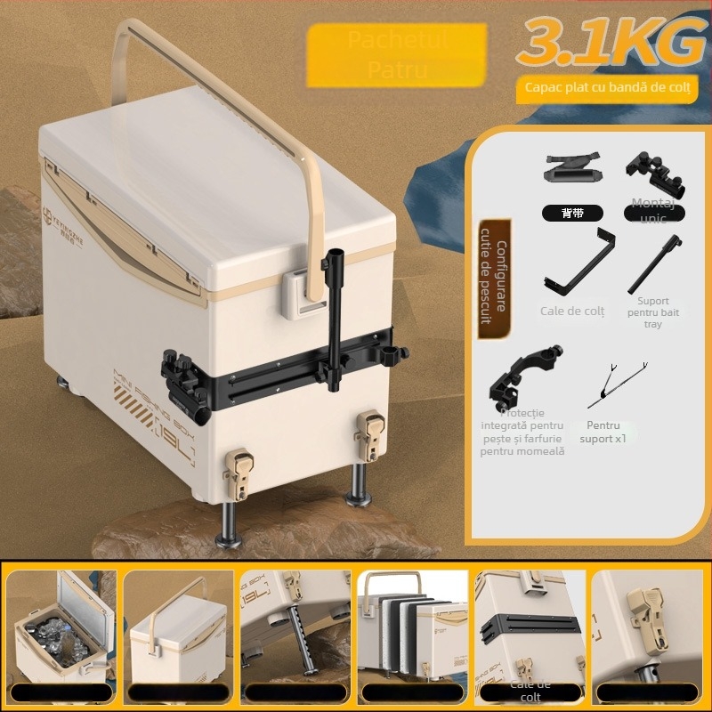 Cutie de pescuit Camper, capacitate 32-45 L, material PP