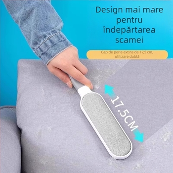 Perie electrostatică pentru îndepărtarea scamelor și a părului de pisică, pentru paltoane din lână și haine