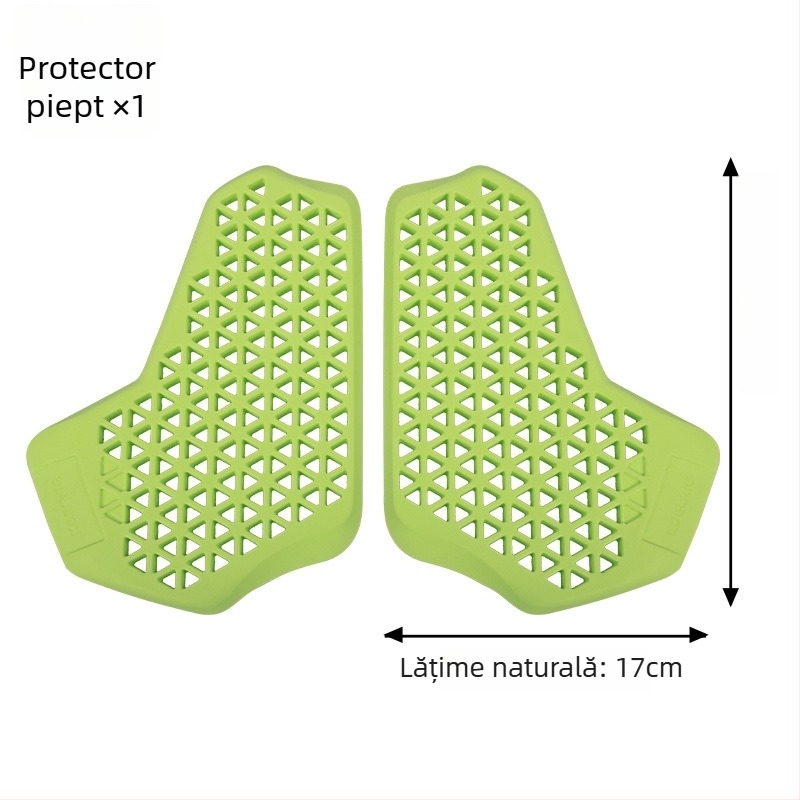 Îmbrăcăminte de ciclism Koelaie cu protecție încorporată, certificat CE, protecții pentru spate, genunchi și coate – set complet, material PU