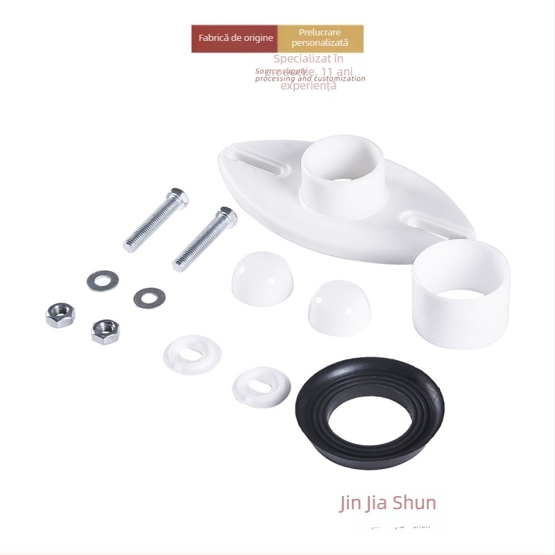 Flanșă de conectare pentru urinal cu cap de cal, montaj pe perete; materiale: plastic, oțel inoxidabil, aliaj; proces de fabricație: turnare prin injecție; stil: stil nou chinezesc