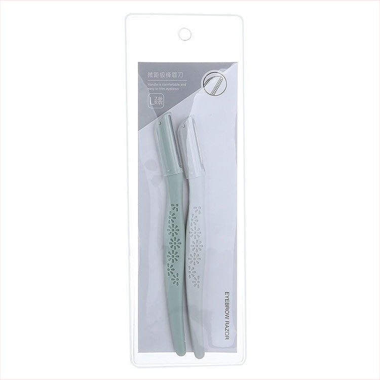 Lamella trimmer pentru sprâncene, lamă din oțel inoxidabilă, pliabilă – pentru începători, potrivit pentru toate tipurile de piele