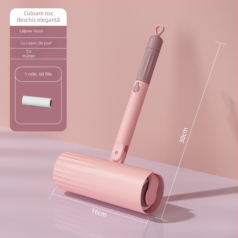 WOWEI Rola de păr din plastic – stil Light Luxury, rolă lipicioasă pentru păr