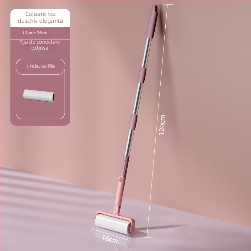 WOWEI Rola de păr din plastic – stil Light Luxury, rolă lipicioasă pentru păr