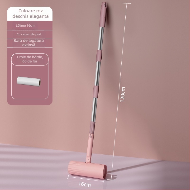 WOWEI Rola de păr din plastic – stil Light Luxury, rolă lipicioasă pentru păr