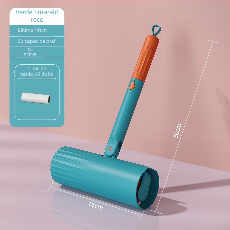 WOWEI Rola de păr din plastic – stil Light Luxury, rolă lipicioasă pentru păr