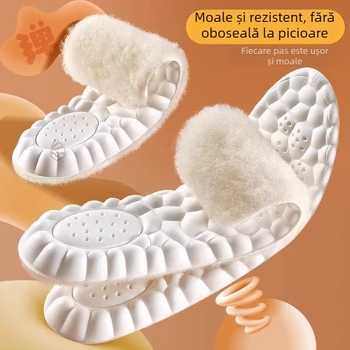 Talpă pentru pantofi cu căptușeală din lână, încălzesc, cresc înălțimea, pentru pantofi din material textil, PU