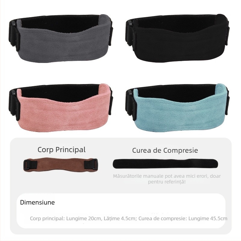 Orteză de genunchi din piele pentru alergare, absorbție a șocurilor, reglabilă, protecție universală pentru bărbați și femei