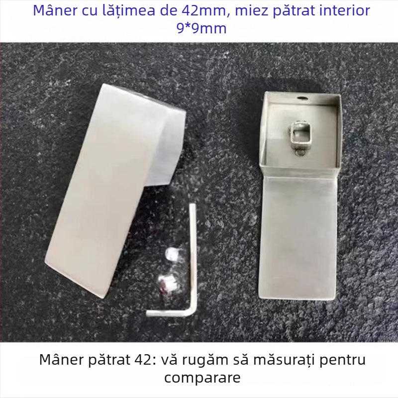 Robinet de bucătărie cu mâner de comutator, din oțel inoxidabil – reglaj cald/rece, control multidirigțional, stil modern minimalist