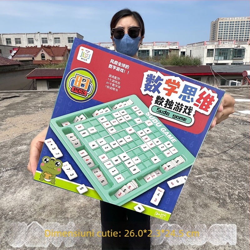 Joc Sudoku pentru copii — duel între doi jucători, din plastic, 4–6 ani, potrivit pentru jocuri în comunitate