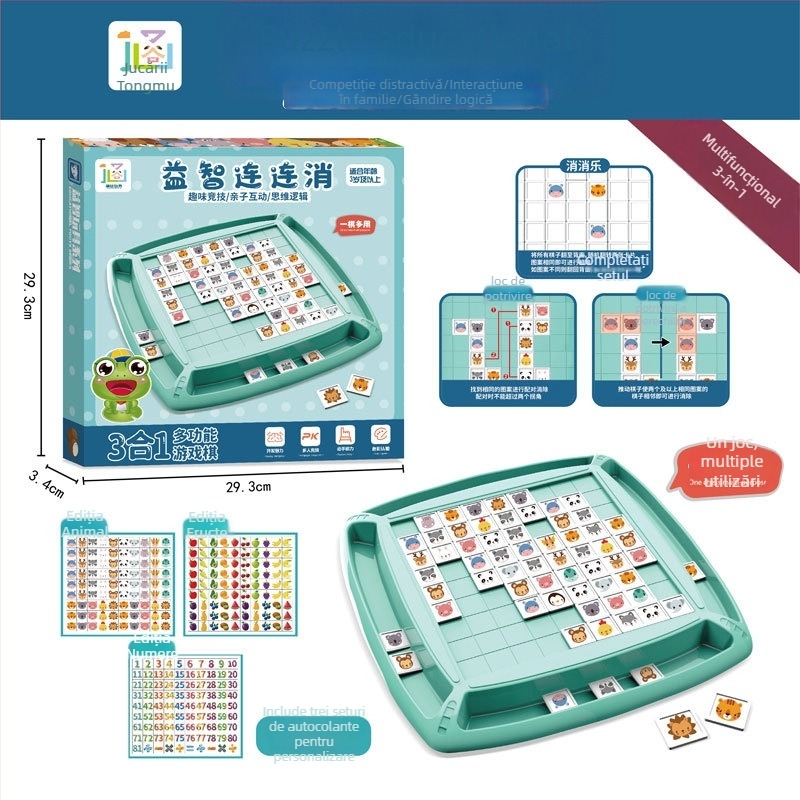 Joc Sudoku pentru copii — duel între doi jucători, din plastic, 4–6 ani, potrivit pentru jocuri în comunitate