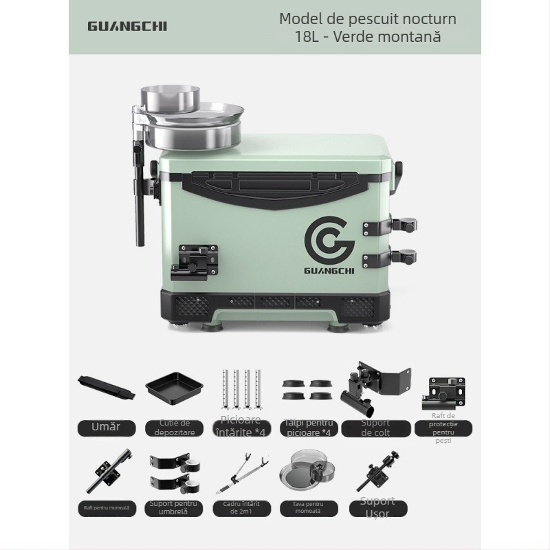 Cutie de pescuit – material mătase – capacitate sub 9