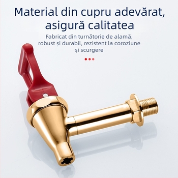 Robinet de bucătărie cu cartuș ceramic, material cupru, model KSQXLT, montaj fix, articulație simplă
