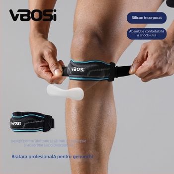 Genunchiere sport din poliester respirabil, universale, pentru alergare, baschet, ciclism