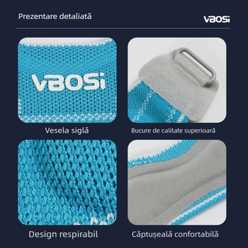 Genunchiere sport din poliester respirabil, universale, pentru alergare, baschet, ciclism