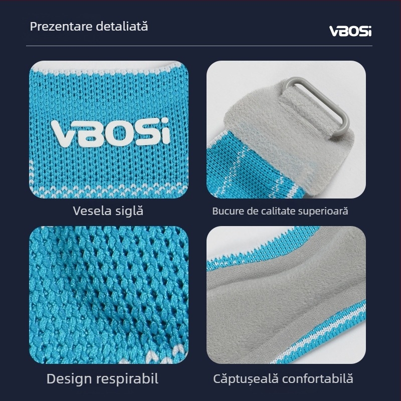 Genunchiere sport din poliester respirabil, universale, pentru alergare, baschet, ciclism