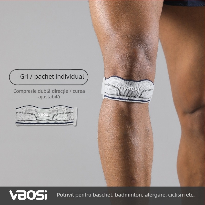 Genunchiere sport din poliester respirabil, universale, pentru alergare, baschet, ciclism