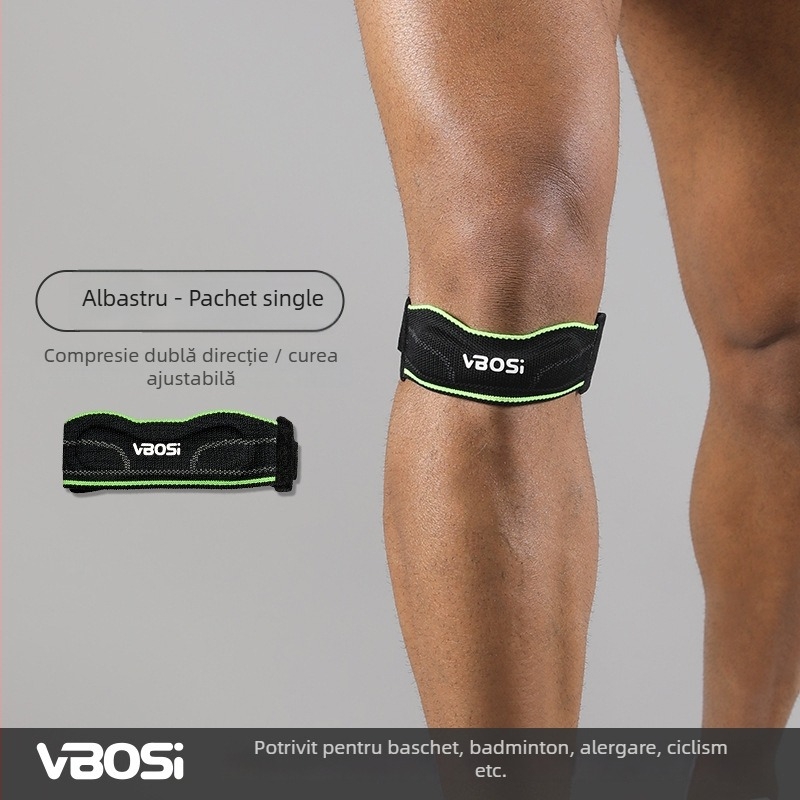 Genunchiere sport din poliester respirabil, universale, pentru alergare, baschet, ciclism