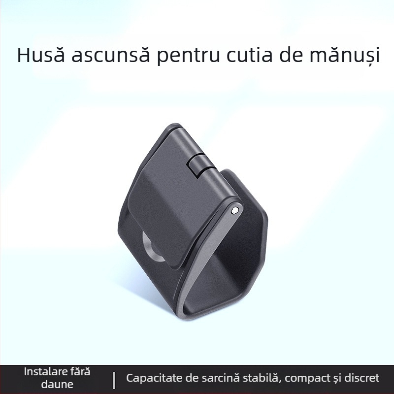 Cârlig pentru cutia de mănuși Tesla Model Y2/YL – material ABS, montaj snap-on, potrivit pentru consola centrală