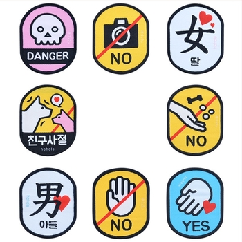 Etichetă de identificare socială pentru pisici și câini cu Velcro pentru lesă (material: pânză; marcă: Zeyue; obiect aplicabil: universal; funcție: decorare; stil: Japonia și Coreea de Sud)