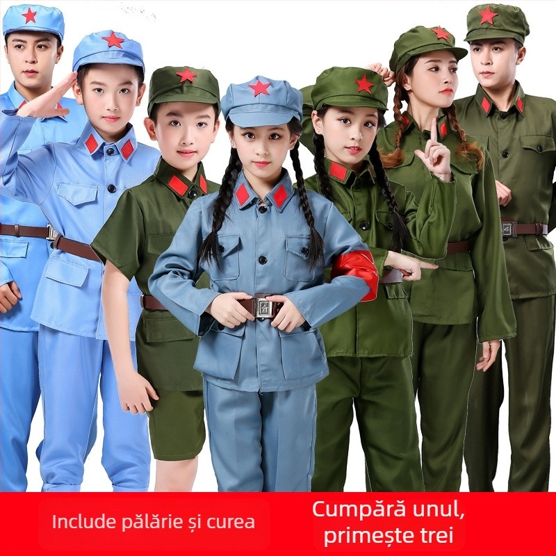 Costum de reprezentație în stil militar, unisex, pentru bărbați și femei, țesătură poliester, conținut poliester 90–95%, lansare vară 2022, potrivit pentru dansul burții
