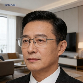 Ochelari de lectură cu protecție împotriva luminii albastre, ramă pătrată semi rim, lentile PC, pentru vârstnici