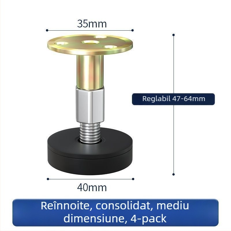 Ridicătoare pentru picioarele mesei, înălțime reglabilă, din oțel inoxidabil, stil modern minimalist, Strength factory