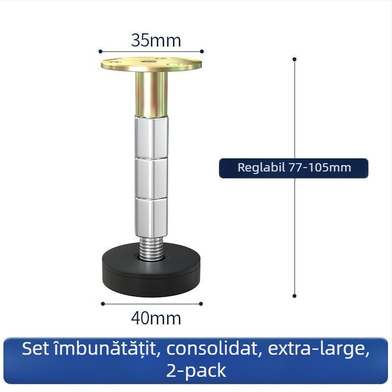 Ridicătoare pentru picioarele mesei, înălțime reglabilă, din oțel inoxidabil, stil modern minimalist, Strength factory