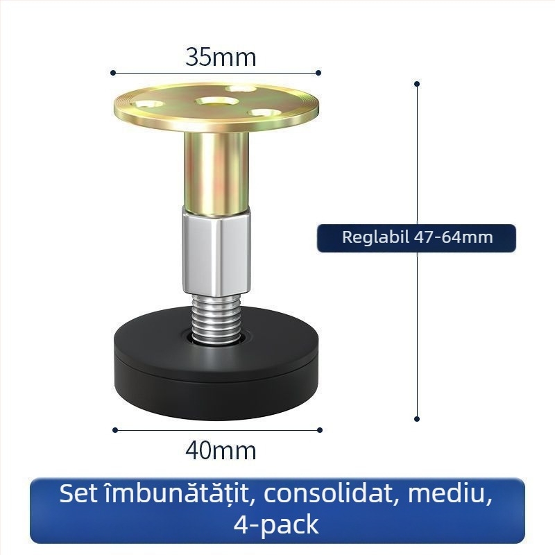 Ridicătoare pentru picioarele mesei, înălțime reglabilă, din oțel inoxidabil, stil modern minimalist, Strength factory
