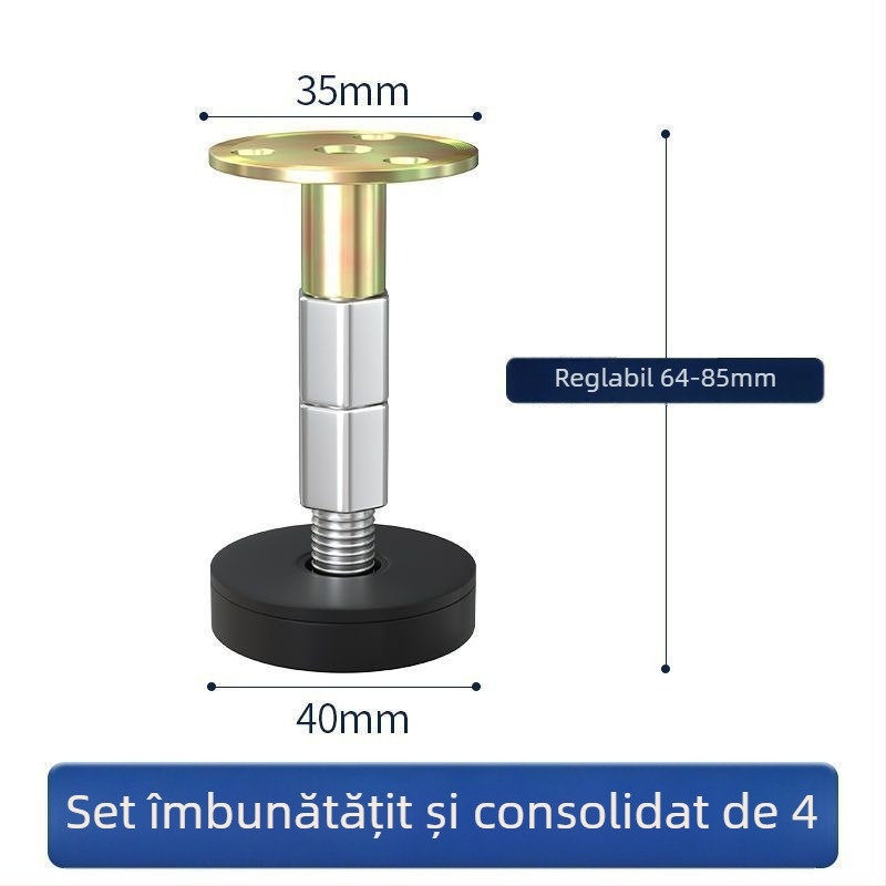 Ridicătoare pentru picioarele mesei, înălțime reglabilă, din oțel inoxidabil, stil modern minimalist, Strength factory
