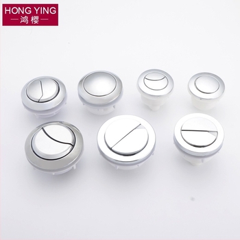 Accesoriu pentru butonul capacului de toaletă, buton circular pentru unic și dublu, tip universal, ABS material, apăsare