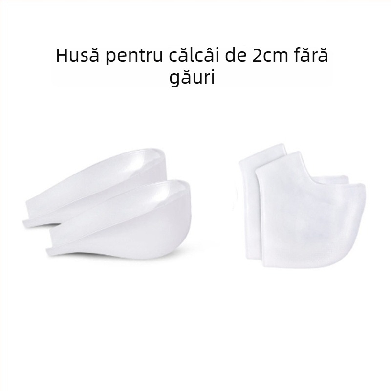 Talpă invizibilă din silicon pentru creșterea înălțimii – Înalțare călcâi, SEBS/TPR, potrivită pentru adidași, pantofi din piele și botine, brand Jiewen