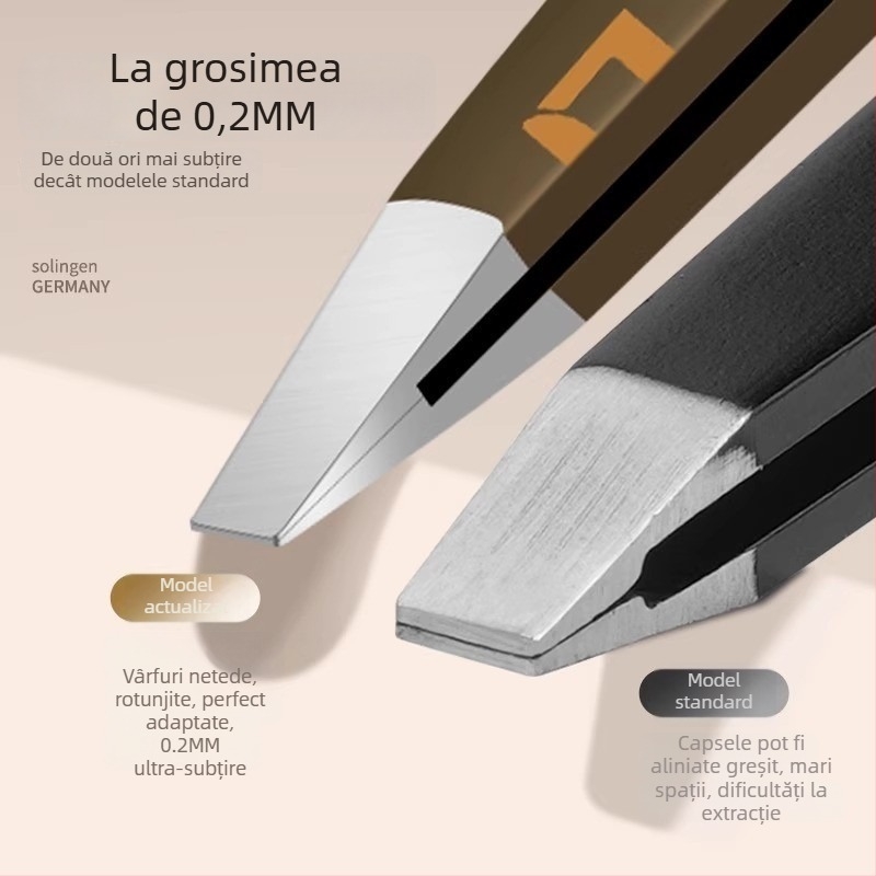 Pensete pentru sprâncene din oțel inoxidabil, origine Yangjiang, utilizare generală