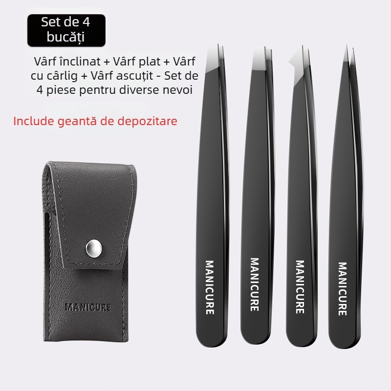 Pensete pentru sprâncene din oțel inoxidabil, origine Yangjiang, utilizare generală