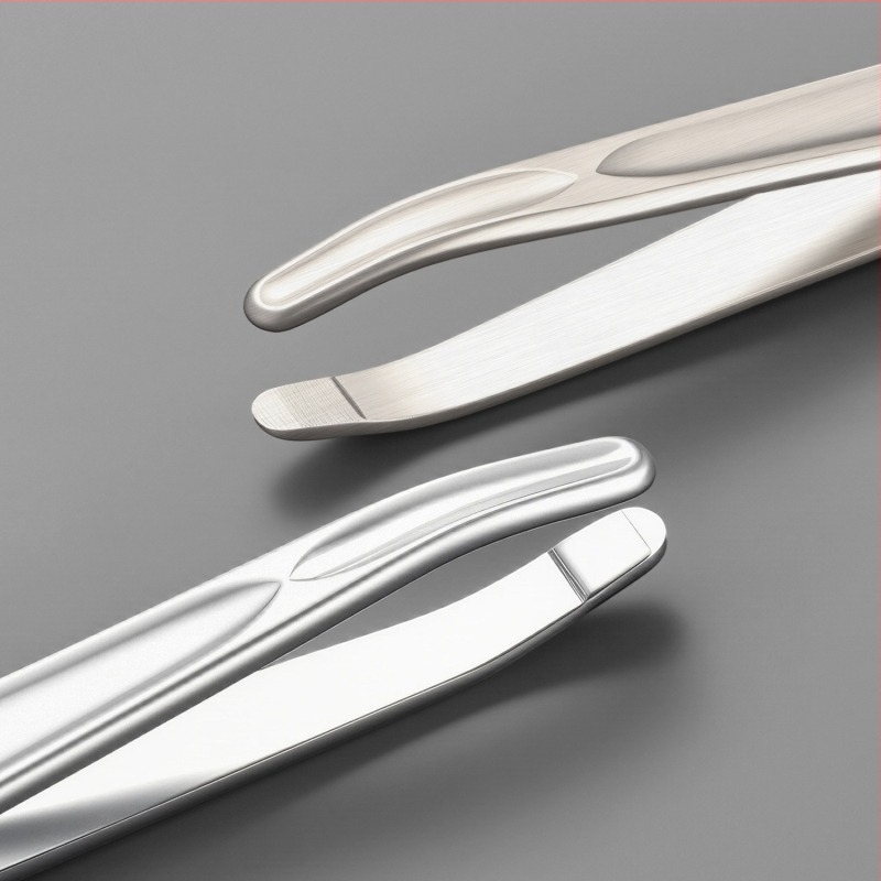 Clește pentru sprâncene din oțel inoxidabil, precizie pentru formarea sprâncenelor și îndepărtarea părului