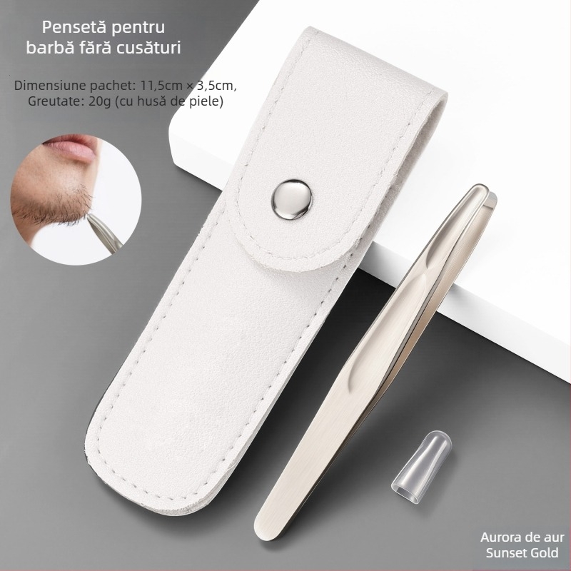 Clește pentru sprâncene din oțel inoxidabil, precizie pentru formarea sprâncenelor și îndepărtarea părului