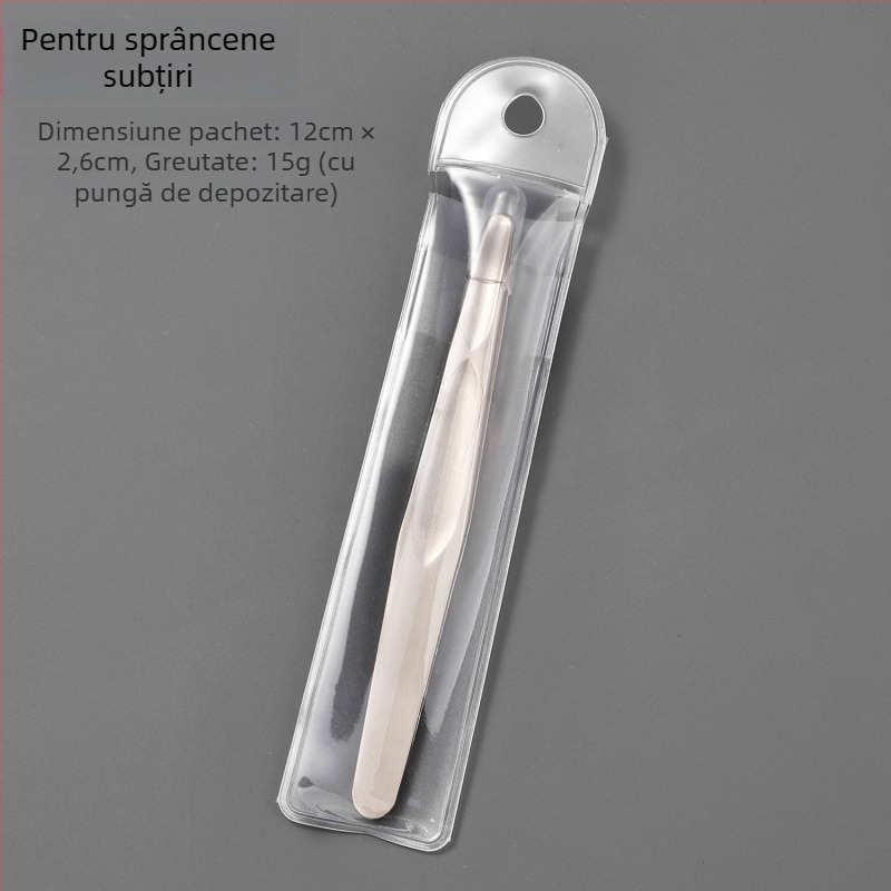 Clește pentru sprâncene din oțel inoxidabil, precizie pentru formarea sprâncenelor și îndepărtarea părului