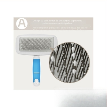 Pieptene pentru păr de câine și curățare blană de pisică, unealtă de îngrijire a animalelor de companie, Brand: Altul, Material: Altul, Origine: Altă, Importat: Nu