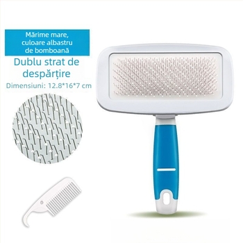 Pieptene pentru păr de câine și curățare blană de pisică, unealtă de îngrijire a animalelor de companie, Brand: Altul, Material: Altul, Origine: Altă, Importat: Nu