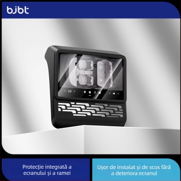 Protecție ecran din sticlă temperată pentru display-ul central Tesla Model 3/Y; personalizare disponibilă; imprimare logo posibil