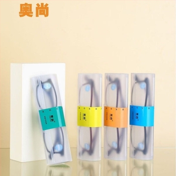 Ochelari de citit Aoshang, ultra-ușori, fără ramă, TR90, anti-blue light, formă rotundă, unisex