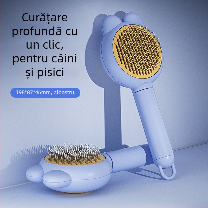 Perie pentru îndepărtarea lânii la pisici și câini, Simple Image, PP material, 65988JX, utilizare universală