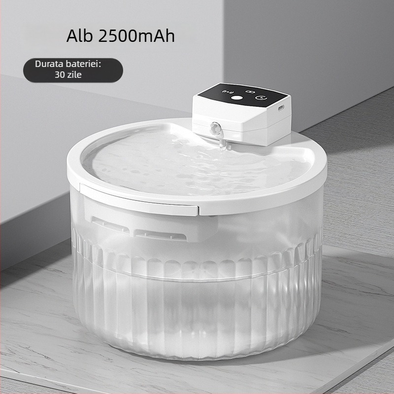 Hrănitor automat inteligent pentru animale de companie cu control prin aplicație, porții programate, cameră, design detașabil pentru pisici și câini