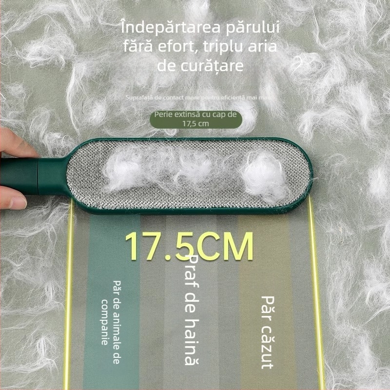 Perie electrostatică de îndepărtare a părului cu capac — plastic, stil modern minimalist, lansare primăvara 2021, pentru haine, lenjerie de pat și păr de animale