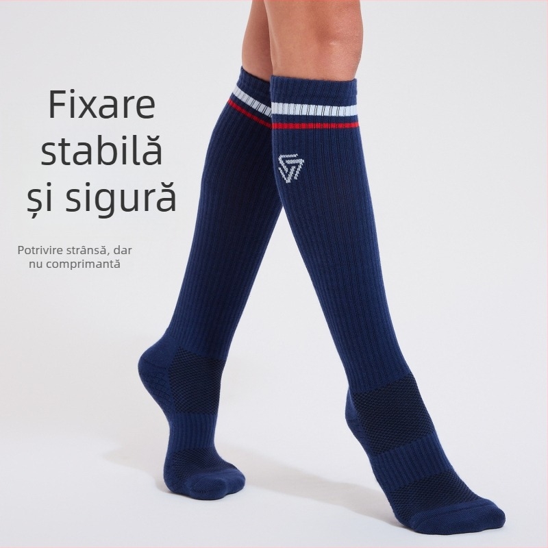 Șosete de compresie pentru alergare și ciclism, respirabile, elastice, cu susținere pentru gambă și gleznă, din fibră de poliester