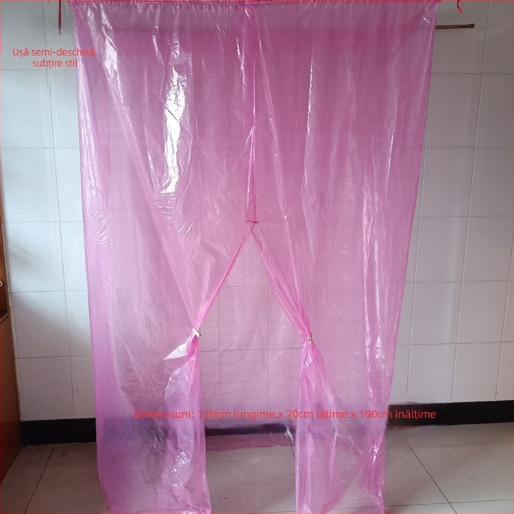 Cort de baie pentru adulți, izolat pentru iarnă, din plastic dreptunghiular