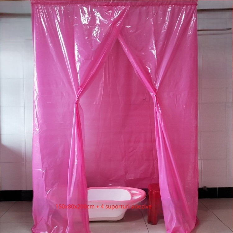 Cort de baie pentru adulți, izolat pentru iarnă, din plastic dreptunghiular