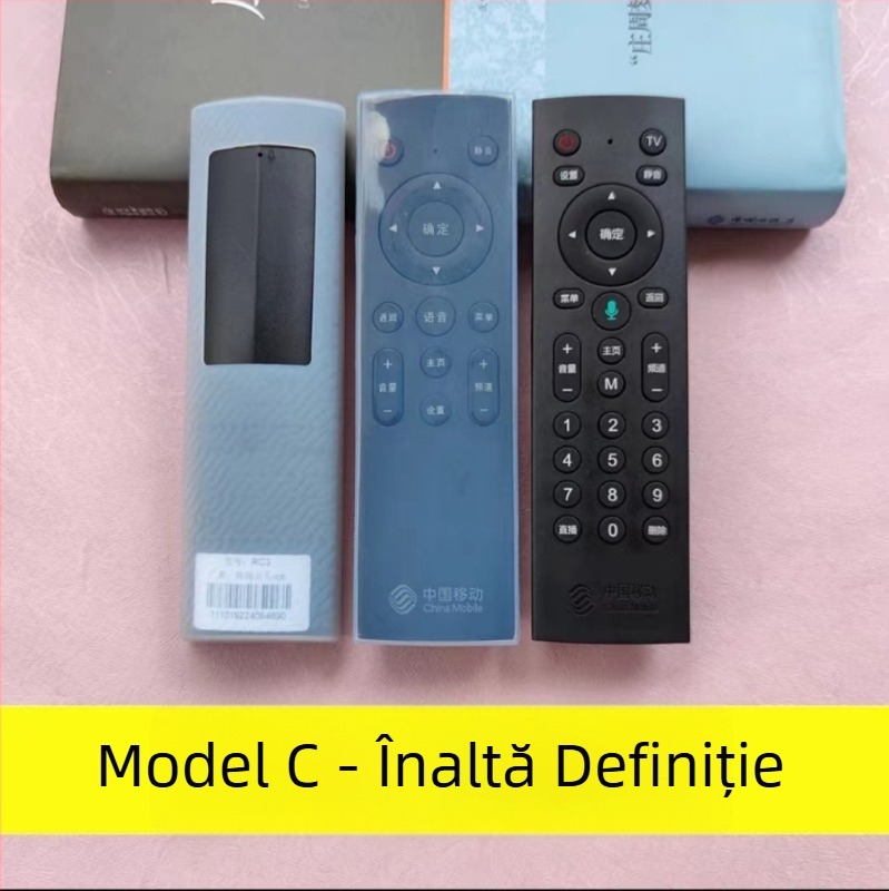 Protecție pentru telecomandă de set-top box, silicon transparent, impermeabil, rezistent la praf, rezistent la cădere