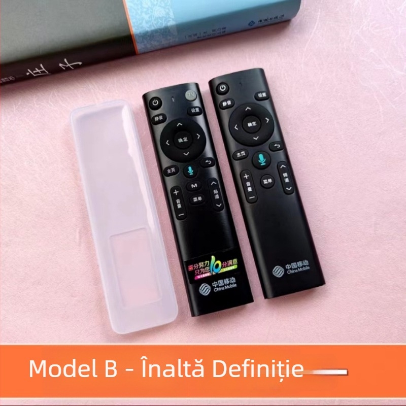 Protecție pentru telecomandă de set-top box, silicon transparent, impermeabil, rezistent la praf, rezistent la cădere